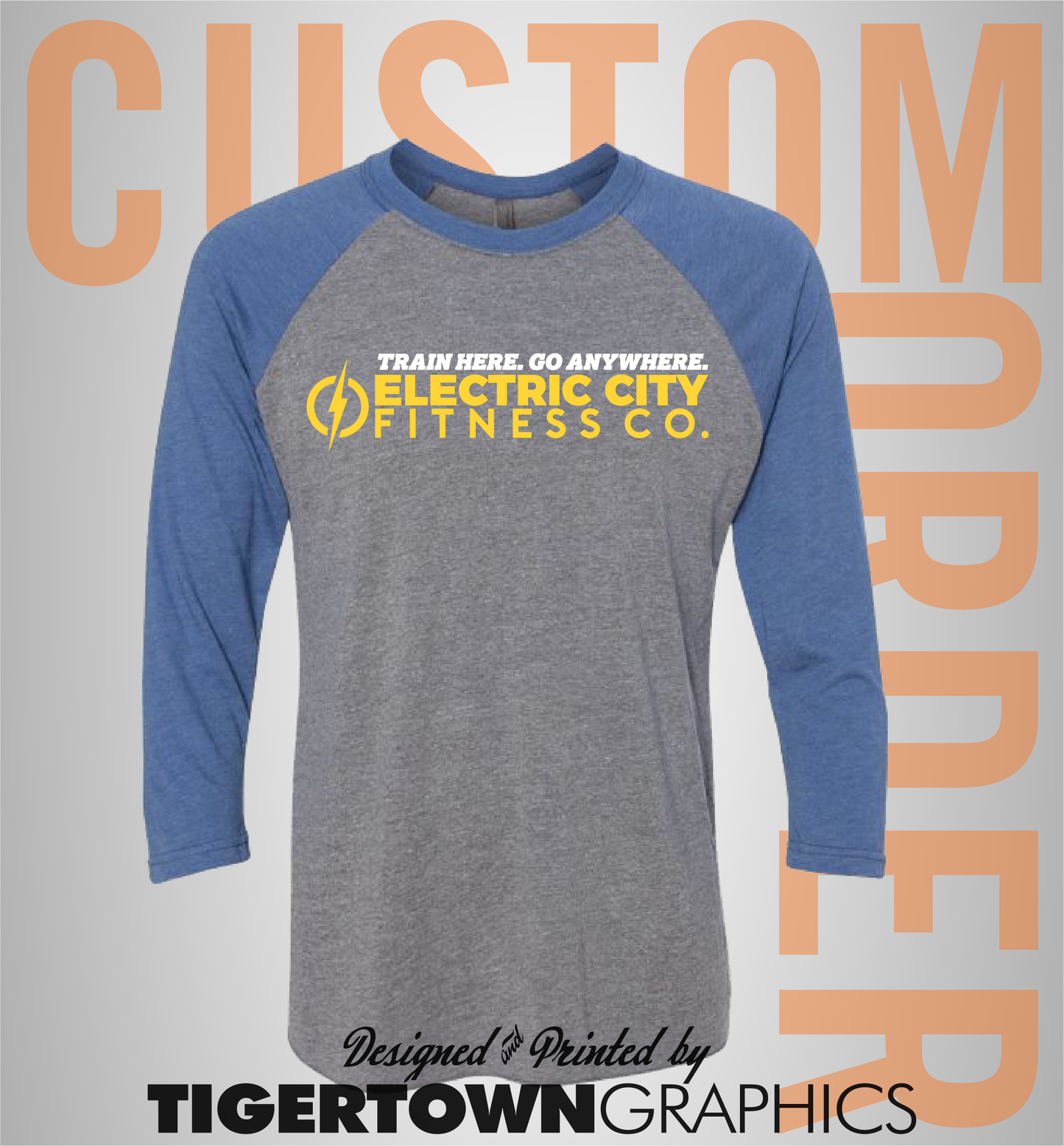 Electric City Fitness Co - Unisex Raglan #6051