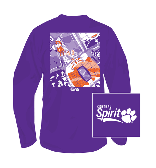 Clemson Central Spirit Crewneck Sweatshirt