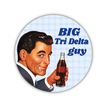 DELTA DELTA DELTA-Game Day Buttons and Stickers
