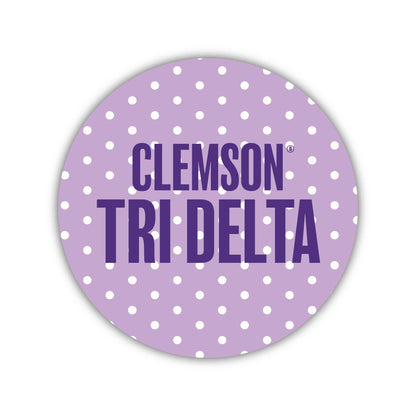 DELTA DELTA DELTA-Game Day Buttons and Stickers