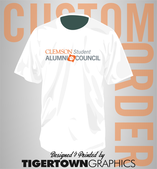 CU Student Alumni Council word mark short sleeve